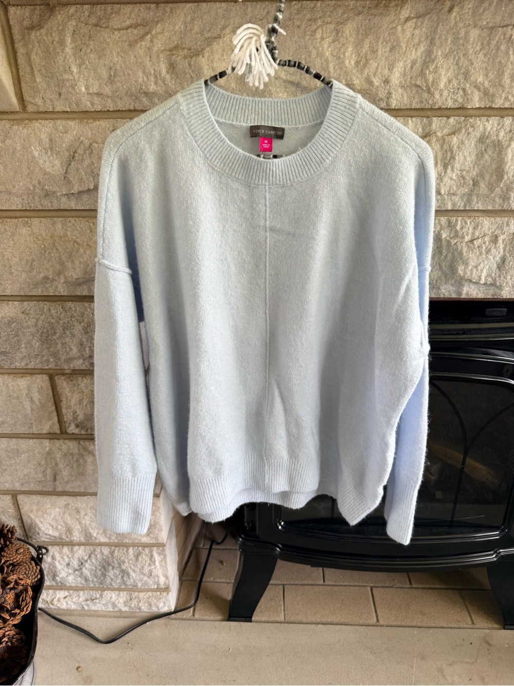 Vince Camuto Pale Blue Crewneck Sweater Medium
